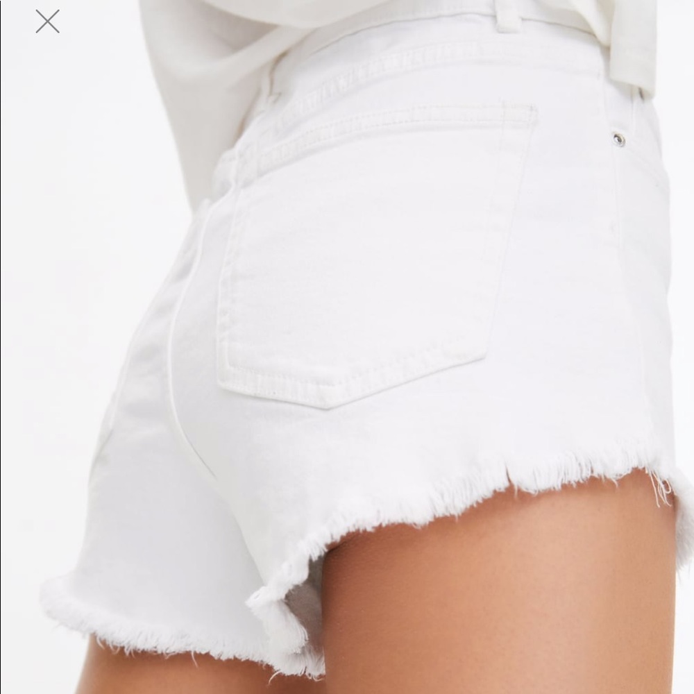 Hi Rise Denim Shorts - Picture 5 of 6